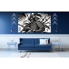 Ti Play Ti-Play Savaş Yada Öl 60 x 90 cm  Modern Samuray Pvc Çerçevesiz Tablo
