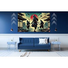 Ti Play Ti-Play Işgal 60 x 90 cm  Modern Samuray Pvc Çerçevesiz Tablo