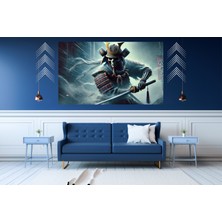 Ti Play Ti-Play Intikam Için 60 x 90 cm  Modern Samuray Pvc Çerçevesiz Tablo