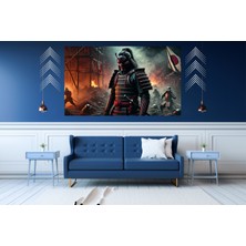 Ti Play Ti-Play Geri Döndü 60 x 90 cm  Modern Samuray Pvc Çerçevesiz Tablo