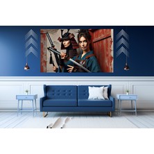 Ti Play Ti-Play Samuray Kadınlar Pusu 60 x 90 cm  Modern Pvc Çerçevesiz Tablo