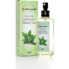 Pierre Cardin Kolonya Yeşil Çay Aromalı 100 ml - Cam Şişe 10 Adet