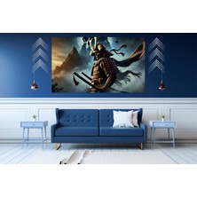 Ti Play Ti-Play Iskelet Shogun 60 x 90 cm  Modern Samuray Pvc Çerçevesiz Tablo