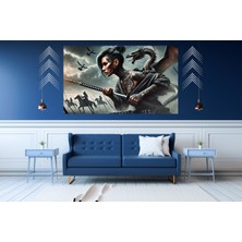 Ti Play Ti-Play Assassin Woman 60 x 90 cm  Modern Samuray Pvc Çerçevesiz Tablo