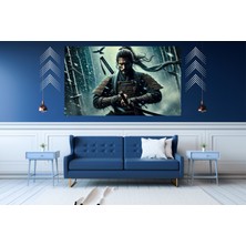Ti Play Ti-Play Harakiri 60 x 90 cm  Modern Samuray Pvc Çerçevesiz Tablo