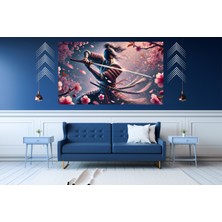 Ti Play Ti-Play Samuray Idman 60 x 90 cm  Modern Pvc Çerçevesiz Tablo