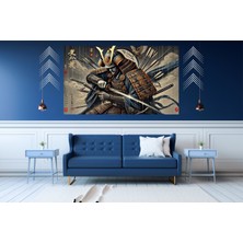 Ti Play Ti-Play Onurlu Ölüm 60 x 90 cm  Modern Samuray Pvc Çerçevesiz Tablo