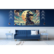 Ti Play Ti-Play Akıera 60 x 90 cm  Modern Samuray Pvc Çerçevesiz Tablo