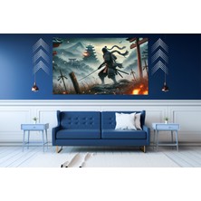 Ti Play Ti-Play Kayıp Shogun 60 x 90 cm  Modern Samuray Pvc Çerçevesiz Tablo