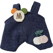 Fugar 17CM Pantolon Kostümleri 5-7 8-10 Yaş 17CM Kolye Kız Hediyesi Mavi (Yurt Dışından)