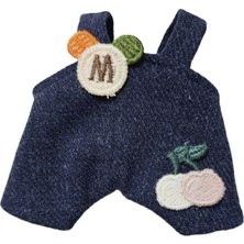 Fugar 17CM Pantolon Kostümleri 5-7 8-10 Yaş 17CM Kolye Kız Hediyesi Mavi (Yurt Dışından)