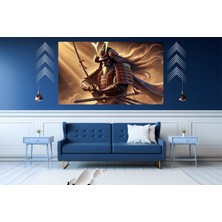 Ti Play Ti-Play Usta Savunma 60 x 90 cm  Modern Samuray Pvc Çerçevesiz Tablo