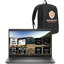 Dell Latitude 3450 Intel Core I7 1355U 32GB 2tb SSD 14" Fhd Fdos Taşınabilir Bilgisayar & Per4 Çanta N010L345014UP319