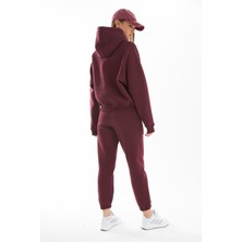 Kadın/ Lastikli Paça /nakışlı /3 Iplik Şardonlu /eşofman Altı/jogger
