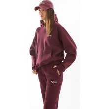 Kadın/ Lastikli Paça /nakışlı /3 Iplik Şardonlu /eşofman Altı/jogger