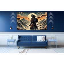 Ti Play Ti-Play Yutaka 60 x 90 cm  Modern Samuray Pvc Çerçevesiz Tablo