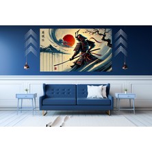 Ti Play Ti-Play Shogun Kenzo 60 x 90 cm  Modern Samuray Pvc Çerçevesiz Tablo