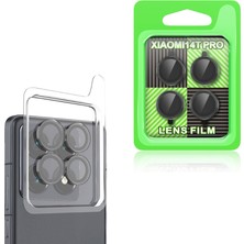 Vendas Xiaomi 14T Pro Uyumlu Zore Cl-07 Kamera Lens Koruyucu-Siyah