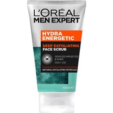 L'oreal Paris Men Expert Hydra Energetic Derin Peeling Etkili Yüz Yıkama Jeli 100ML