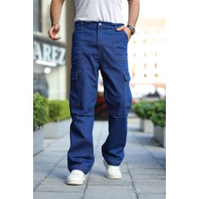 Yan Cepli Kargo Baggy Pantolon
