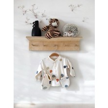 Baby Glow Bebek Giyim 0-3 Ay  Puanlı 5li Hastane Çıkış