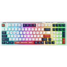 Everest Kb-98 Sessiz Rainbow Q Türkçe Klavye Membrane Oyuncu Klavyesi Gaming Klavye