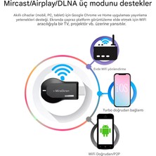 Mirascreen Kablosuz HDMI Görüntü Aktarıcı Android Ios Için Uyumlu