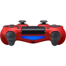 Premium Ps4 Oyun Kolu Kablolu&kablosuz Kırmızı Bluetoothlu Bilgisayar Uyumlu Kol Gamepad Joystick