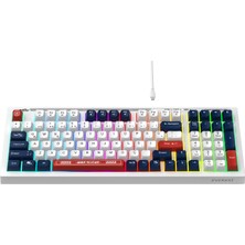 Everest Kb-98 Sessiz Rainbow Q Türkçe Klavye Membrane Oyuncu Klavyesi Gaming Klavye