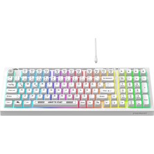 Everest Kb-98 Sessiz Rainbow Q Türkçe Klavye Membrane Oyuncu Klavyesi Gaming Klavye