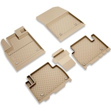 Image Citroen Berlingo Combi (2019 ve Sonrası) 3D Havuzlu Kauçuk Oto Paspas Bej