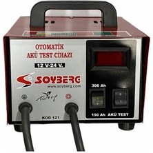 Soyberg 4V-36V Akü Test Cihazı Dijital (2 Kademeli) (150 A/300 A) (Otomatik)