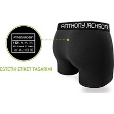 Anthony Jackson Likralı 3'lü Kutu Premium Erkek Boxer Harwey