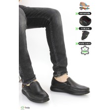 Forelli Erkek Ortopedik Bağcıksız Deri Rok Ayakkabı F4M/CM35301