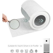 Purmed 10 Adet Xiaomi Air Purifier 4 Uyumlu Toz Tutucu Ön Filtre