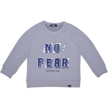No Fear Erkek Çocuk Sweatshirt - Açık Gri