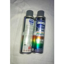 Swanson Gri Renk Spray Boya 250 ml (3ADET)