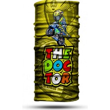 Doctor Sarı VR46 V2 Motorcu Boyunlugu Unisex Bandana Motosiklet Bandana Boyunluk Kadın Erkek Boyunluk Headwear BDK949