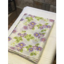 BHT Leke Tutmaz 140 x 140 cm Raşel Biyeli Masa Örtüsü Lila