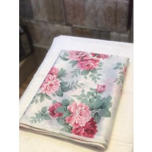 Leke Tutmaz 140X140 Raşel Biyeli Masa Örtüsü Gülpembe