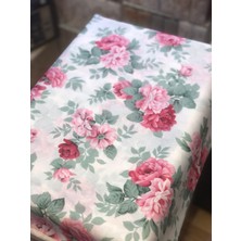 Leke Tutmaz 140X140 Raşel Biyeli Masa Örtüsü Gülpembe