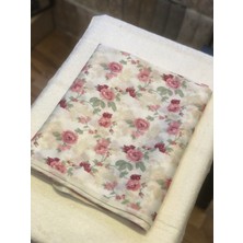BHT Leke Tutmaz 140 x 140 cm Raşel Biyeli Masa Örtüsü Pudra Gül