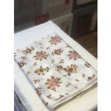 BHT Leke Tutmaz 140 x 140 cm Raşel Biyeli Masa Örtüsü Çiçekler
