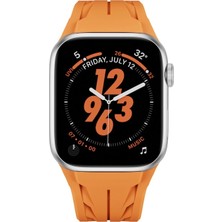 RedClick Apple Watch 10 46MM KRD-127 Metal Tokalı Uzunluk Ayarlı Premium Silikon Kordon