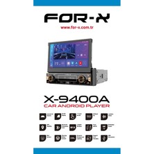 For-X X-9400A Android 7inç Indash 4X60W Teyp + Park Kamerası