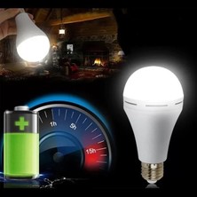 ŞANLED Şarjlı Akülü 30W Beyaz Işık LED Ampul-1 Adet