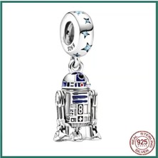 Hector Co Jewellery Star Wars R2 - D2 Droid Charm 925 Ayar Gümüş