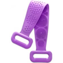 Go İthalat 70 cm Çift Taraflı Sırt Kesesi -Silikon Duş Kesesi - Peeling Banyo Kesesi (4835)