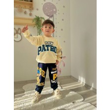 Sacro Kids Paw Patrol Baskılı Eşofman-Sweatshirt 2 Iplik Mevsimlik Erkek Çocuk Takım