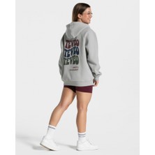 Yumuşak Dokulu Zımparalı Kumaş Oversıze Sweatshırt
